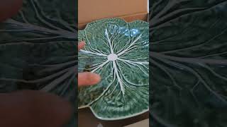 Bordallo Pinheiro Cabbage Dinner Plates [upl. by Anirda273]