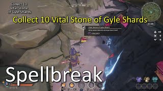 Spellbreak  Collect 10 Vital Stone of Gyle Shards  Shards of the Past Story Quest [upl. by Lahcar252]