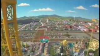 THE SIMPSONS RIDE  EXCLUSIVE ONRIDE FOOTAGE [upl. by Vyky]