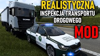 POŚCIGI i ZATRZYMANIA w Euro Truck Simulator 2  ITD MOD REAL LIFE [upl. by Zere]