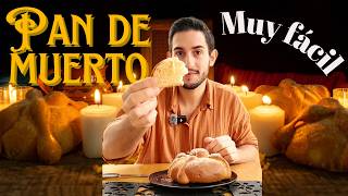 ✅ La Receta más SENCILLA de PAN de MUERTO que existe🌼 [upl. by Ainehta438]