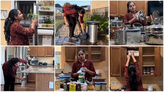 Indian Mom Productive Full Day Kitchen Deep Cleaning  Declutter  Organisation Vlog 2022 [upl. by Eldorado]