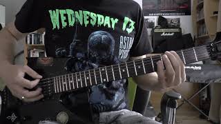 Wednesday 13  Decompose Guitar Cover [upl. by Nealson398]