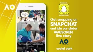 AO Snapchat story day five  Australian Open 2017 [upl. by Cayla]