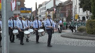 Grevenbroicher Schützenfest Fackelzug Dienstag der 392024 [upl. by Hayidan]