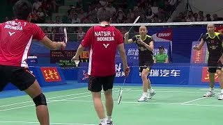 TAhmadLNatsir v Zhang NZhao YLXDSF Wang Lao Ji BWF World Champ2013 [upl. by Imled]