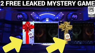 LEAKED FREE EPIC MYSTERY GAME 2023  2 FREE GAMES ON 23RD DECEMBER [upl. by Nyluqcaj]