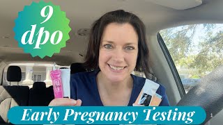 9 DPO Early Pregnancy Testing [upl. by Rozek]