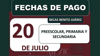 🔴 ¡ATENTOS con estas FECHAS Becarios de Preescolar Primaria y Secundaria [upl. by Okiman]