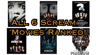 All 6 Scream Movies Ranked [upl. by Isador497]