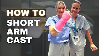 How to Make a Short Arm Cast [upl. by Eeryn204]