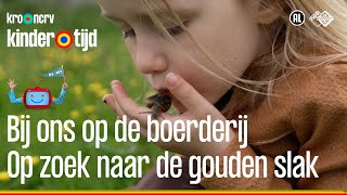 Op zoek naar de gouden slak  Bij ons op de boerderij  Kindertijd KRONCRV [upl. by Vetter481]