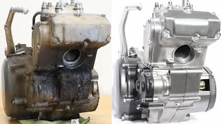 🔥 Stunning 2Stroke Engine Rebuild amp Restoration  1996 RM250 [upl. by Agace]