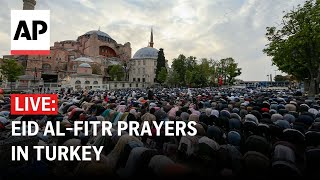 LIVE Eid alFitr prayers are held in Turkey [upl. by Mannos919]