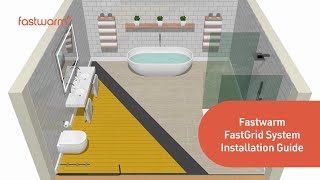 Electric Underfloor Heating  Fastgrid Install Method [upl. by Rafaelof]