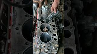 engine cylinder block horning and boringengine mechanic repair honing boring automobile [upl. by Karena]