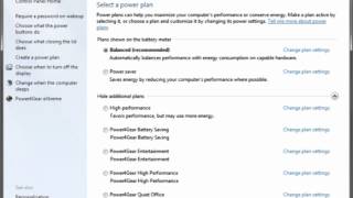 Control Panel  Hardware and Sound  Power Options [upl. by Sumer]