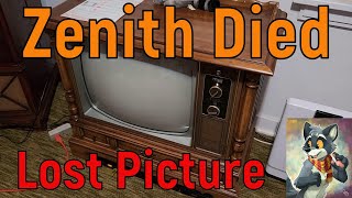 Lost High Voltage  1976 Zenith Vintage Chromacolor Console Television Repair PT 8 of [upl. by Adoree]