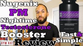 Nugenix PM  ZMA Testosterone Support  Supplement Review [upl. by Chivers]