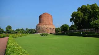 Wonderful Sarnath Video Varanasi India Bodhisattva Sarnath [upl. by Enyrhtak]