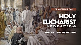 Live Holy Eucharist Sunday Holy Mass  815 am 25th Aug 2024 St Joseph Church Mira Road [upl. by Clive]