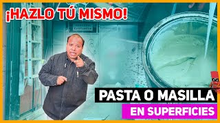 🤔 Técnicas Profesionales para Aplicar Pasta o Masilla en Superficies  HERRERIA EN PORTON DOBLE [upl. by Netnilc802]