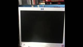 Faulty hp 1502 monitor [upl. by Acquah]