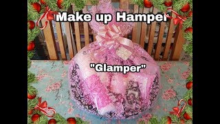 Christmas  Birthday Gift Pamper Make up Hamper quotGLAMPERquot [upl. by Luedtke]