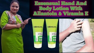 Essensual Hand and Body Lotion With Allantoin amp Vitamin E  Modicare Body Lotion  Best Moisturiser [upl. by Halihs]