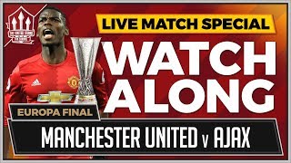 AJAX VS MANCHESTER UNITED with Mark Goldbridge Watchalong  EUROPA LEAGUE FINAL [upl. by Brad965]