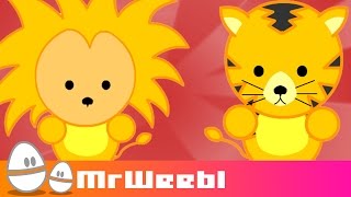 Kenya Where Can You See Lions  animated music video  MrWeebl [upl. by Dane96]