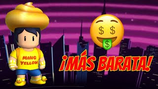 ¡Como conseguir la skin de MANG YELLOW más barata en Stumble Guys 🤑 Tutorial [upl. by Aisatan]