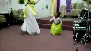 1 YEAR OLD BABY PRAISE DANCE [upl. by Nauqet43]