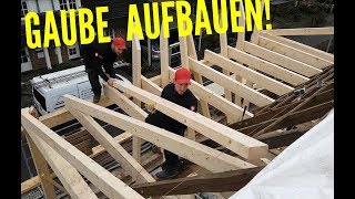 Dachdecker  Gaube Teil 12 Abrissarbeiten und Gaubenaufbau [upl. by Htepsle]