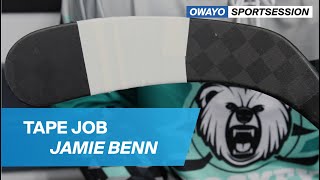 Tape Jobs How to tape your stick like Jamie Benn  owayo [upl. by Okiram806]