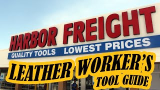 Essential Leathercraft Tools You NEED To Start Out From Harbor Freight [upl. by Retsim]