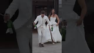 The BEST Champagne Pop We’ve Seen dylandirks on IG wedding drinks viralvideos [upl. by Feinstein]