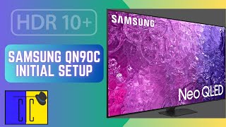 Samsung 2023 MiniLED Neo QLED QN90C Unboxing amp Initial Setup [upl. by Weidman]