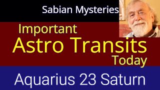 Saturn at Aquarius 23 Important Astro Transits Today [upl. by Glad958]