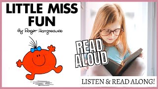 Little Miss Fun by Roger Hargreaves  Read aloud with Story Time Kids [upl. by Nnuahs]