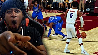 FEELING LIKE ROOKIE LEBRON BREAKING ANKLES IN THE THROWBACK JERSEYS  NBA 2K19 MyCAREERStaxMontana [upl. by Odlanar]