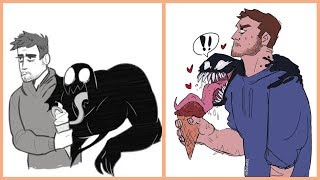 Funny Venom Comics VENOM LOVES [upl. by Hoes]