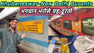 12282 New Delhi Bhubaneswar Duronto Express Journey in 3rd AC Food Review amp Experience [upl. by Morlee]