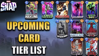 AUGUST  SEPTEMBER UPCOMING CARDS REVIEW  TIER LIST  Marvel Snap [upl. by Yerffe]