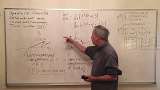 General Relativity 6 Contravariant vs Covariant [upl. by Dopp838]