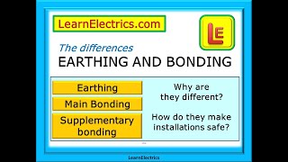 EARTHING AND BONDING – SUPPLEMENTARY AND MAIN BONDING DIFFERENCES – HOW DO THEY WORK amp KEEP US SAFE [upl. by Riebling991]