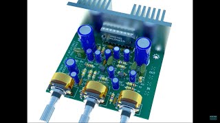 AN214Q Audio Amplifier With Builtin Tone Control [upl. by Hareenum]