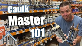 Howto Caulking how to caulk like a pro Caulk master 101 DIY [upl. by Convery403]