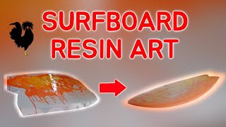 SURFBOARD GLASSING RESIN ART SATISFYING [upl. by Asselam]