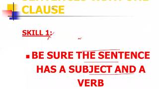 Session2  Structure Skills From 1 to 3quotSubject Verbs Objects amp Appositives قواعد التوفل  No 1 [upl. by Dleifniw]